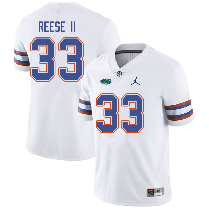 Jordan Brand Men #33 David Reese II Florida Gators College Football Jerseys Sale-White